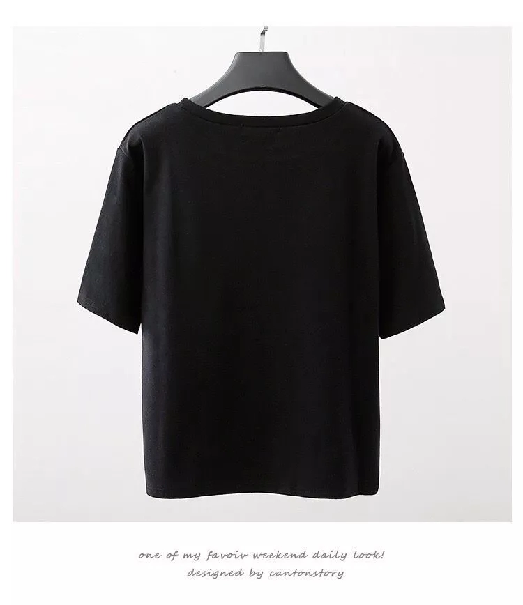 Wholesale 100%Cotton Blank Drop Shoulder T shirt For Women