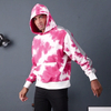 Custom Mens Cotton French Terry Reflective Tie Dye Hoodie 