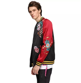 Design a bespoke embroidered jacket online